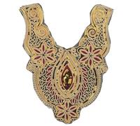 Ethnic Styles - Apliques bordados de encaje con lentejuelas para coser en fiestas y bodas, vestidos bordados