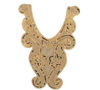Ethnic Styles - Apliques bordados de encaje con lentejuelas para coser en fiestas y bodas, vestidos bordados