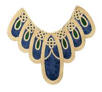 Ethnic Styles - Apliques bordados de encaje con lentejuelas para coser en fiestas y bodas, vestidos bordados