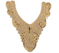 Ethnic Styles - Apliques bordados de encaje con lentejuelas para coser en fiestas y bodas, vestidos bordados