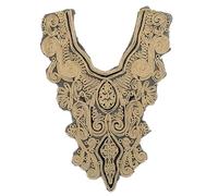 Ethnic Styles - Apliques bordados de encaje con lentejuelas para coser en fiestas y bodas, vestidos bordados