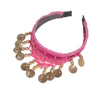 Ethnic Styles - Diadema dorada para peinar el cabello con un uso seguro para un uso cómodo para escenario, danza del vientre, baile