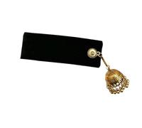 Ethnic Styles - Pinza para el pelo de terciopelo con borlas y campanas para mujeres y entusiastas de la moda