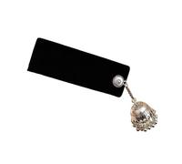 Ethnic Styles - Pinza para el pelo de terciopelo con borlas y campanas para mujeres y entusiastas de la moda