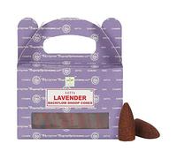 ETHNICITI Satya - Conos de incienso de reflujo de Nag Champa, 24 conos, 1 paquete (lavanda)