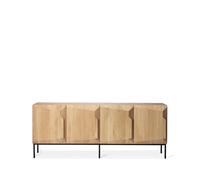Ethnicraft Aparador Stairs 4 puertas Roble 200x80x46 cm