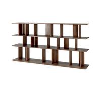 Ethnicraft Estantería Irregular Teca tintada oscura large