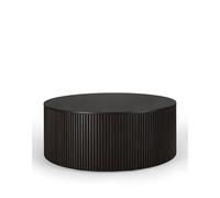 Ethnicraft Mesa auxiliar Roller Max redonda Mahogny dark brown 80 cm