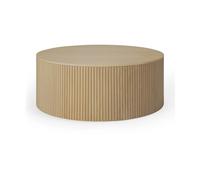 Ethnicraft Mesa auxiliar Roller Max redonda Roble. Ø80 cm