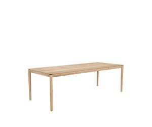 Ethnicraft Mesa de comedor Bok 240x100 cm Roble con aceite duro encerado
