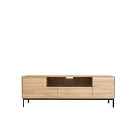 Ethnicraft Mueble multimedia Whitebird 180 cm Oak wax oil-Black metal