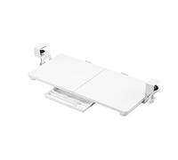 ETHU Soporte para teclado, bandeja de teclado y ratón deslizante debajo del escritorio, 68 x 30 cm con soporte de abrazadera C, soporte de teclado de ordenador, ergonómico para el hogar y la oficina