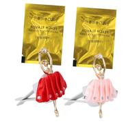 ETHZZLE 2piezas Difusor Aromático Para Auto Diseño De Niña Ballet De Clips Decorativos Para Ventilación Del Coche Aromatizante De Aire Para Decoración De Vehículos y Espacios