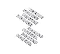 ETHZZLE 8piezas Conjunto Conectores De Bisagra Para Cama De Esquinas Cuadradas Clavos Redondos Accesorios De Bisagra Reforzados Para Marcos De Cama Plata