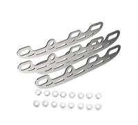 ETHZZLE Cuchillas No Acero Patines para Repuesto de Ruedas en de Deforman Inoxidable Se ni Rompen, Tamaño 253mm para Patinaje Artístico y Hockey sobre Hielo