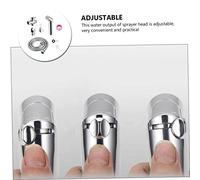 ETHZZLE Kit de Rociador Bidé de Mano Ajustable Spray para Baño y Aseo Personal Instalación Higiénico Uso Práctico para Ducha Íntima Femenina