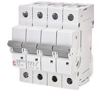 ETI - Disyuntor de protección de circuito ETIMAT P10 3-polos + N, 10kA, B6, REG