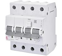 ETI - Disyuntor FI-LS KZS-4M A, 3 polos + N, tipo A, C13/0,03A, acción instantánea