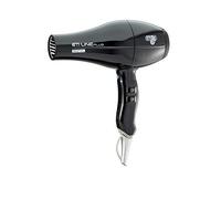 ETI Line Plus Digital Secador de Pelo Profesional 2300/2500W Tecnología Iónica para un Cabello Suave y Brillante, Superligero con 4 Temperaturas 2 Velocidades, Motor Brushless Made in Italy (Negro)