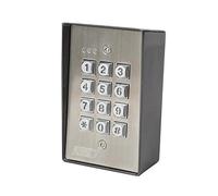 EtiamPro Teclado codificado, con Teclas metálicas iluminadas, Resistente a la Intemperie, Salidas de relé Dobles, diseño antivandálico, Apto para Uso Exterior, Apto para instalación en Pared o Poste,