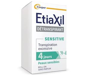ETIAXIL - Antitranspirante, para transpiración excesiva - Axilas - Piel sensible, Líquido, Sin Fragancia - 15 ml
