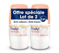 Etiaxil Desodorante Suavidad 48H Roll-On Lote de 2 x 50 ml