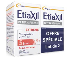 Etiaxil Detranspirante Extreme Pieles Normales Roll-On 2x15ml