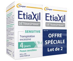 Etiaxil Detranspirante Sensitive Pieles Sensibles Roll-On 2x15ml