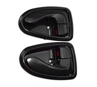 ETIGBG Manija Puerta Interior Coche para Hyundai para Accent 2000 2001 2002 2003 2004 2005 2006 Manija Interior De La Puerta Lateral Delantera/Trasera Izquierda Derecha(Black)