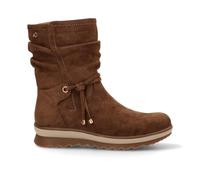 Etika Botas Camperas de Media Caña para Mujer, Bota Estilo Cowboy con Caña Arrugada (Slouchy), Tacón Cubano Bajo y Cremallera, Modelo 11112 Marron - 36
