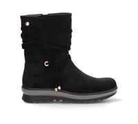 Etika Botas Camperas de Media Caña para Mujer, Bota Estilo Cowboy con Caña Arrugada (Slouchy), Tacón Cubano Bajo y Cremallera, Modelo 11112 Negro - 36