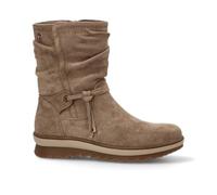 Etika Botas Camperas de Media Caña para Mujer, Bota Estilo Cowboy con Caña Arrugada (Slouchy), Tacón Cubano Bajo y Cremallera, Modelo 11112 Taupe - 36