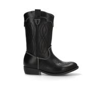 Etika Botas Camperas para Niña, Bota de Estilo Cowboy con Cierre de Cremallera, Tacón Bajo y Cómodo, Modelo 110556 Negro - 33