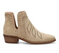 Etika Botines de Entretiempo para Mujer, Diseño Casual con Aperturas Laterales, Calce Fácil y Tacón Medio de 4cm, 31128 Taupe - 36