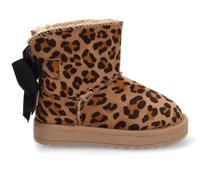 Etika Botines de Invierno para Niña, Bota Forrada con Pelo Estilo Australiano y Lazo Decorativo, Calzado Cómodo Slip-On, Modelo 10918