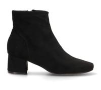 Etika Botines de Tacón Ancho para Mujer, Botín Estilo Chelsea con Panel Elástico y Cremallera, Tacón Cómodo de 5cm, Modelo 32014 Negro Antelina - 36