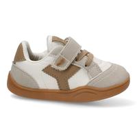 Etika Kids Zapatillas Barefoot para Niño, Calzado Respetuoso Flexible con Puntera Ancha y Cierre de Velcro, Ideal para Guardería y Primeros Pasos, Modelo 52443 Camel - 23