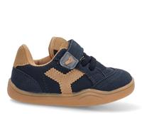 Etika Kids Zapatillas Barefoot para Niño, Calzado Respetuoso Flexible con Puntera Ancha y Cierre de Velcro, Ideal para Guardería y Primeros Pasos, Modelo 52443 Azul - 27