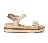 Etika Sandalia deportiva by ARMONY 40022 en oro para mujer | Cuña Media con Cierre Ajustable - Mujer color: oro talla: 41
