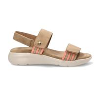 Etika Sandalia deportiva by ARMONY 40026 en beige para mujer| Sandalia Plana con Cierre Ajustable - Mujer color: beige talla: 36