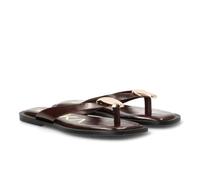 Etika Sandalia Plana de Dedo Estilo Minimalista y Vegano - 10108 para: Mujer Color: Marron Talla: 39