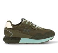 Etika Zapatillas Casual para Hombre, Sneakers Urbanas de Inspiración Retro Running con Combinación de Materiales, Calzado Cómodo para Otoño, Modelo 82032 Kakhi - 42