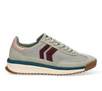Etika Zapatillas Deportivas Casual para Hombre, Diseño Urbano Combinado con Suela Plana y Ajuste de Cordones, 82043 Verde - 43
