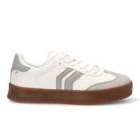 Etika Zapatillas Deportivas Casual para Mujer, Diseño Retro Court con Suela Doble de Goma y Detalles de Antelina, Modelo Laguna 50031 Blanco - 37