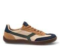 Etika Zapatillas Respetuosas de Hombre, Calzado Minimalista Deportivo con Puntera Ancha, Sneakers Retro Suela Plana, Modelo Yara 01 82053 Coffee - 42