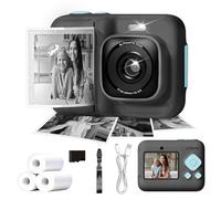 ETIKEZ Cámara de Fotos instantánea para niños, Cámara Fotos Infantil 1080P, Regalos de cumpleaños de Navidad para niñas de 3 a 12 Años, Camara Fotos Juguete portátil con Tarjeta SD de 32 GB