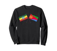 Etiopía Eritrea Banderas Cruzadas Patrimonio Eritrea Etíope Sudadera