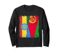 Etiopía Eritrea Media Bandera Patrimonio Eritrea Etíope Manga Larga
