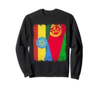 Etiopía Eritrea Media Bandera Patrimonio Eritrea Etíope Sudadera