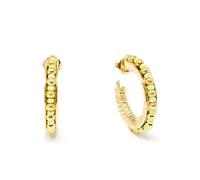 Shabama Etiopia Verde 2 cm Pendientes #Oro Brillo
